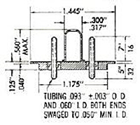 TYPE 146SFR/90T-RR-OS8, E-1 Octal Type Plug-In Connector