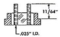 Model 40GF/40T-SX, E-I Compression-Type Multi-Lead Sealing Header